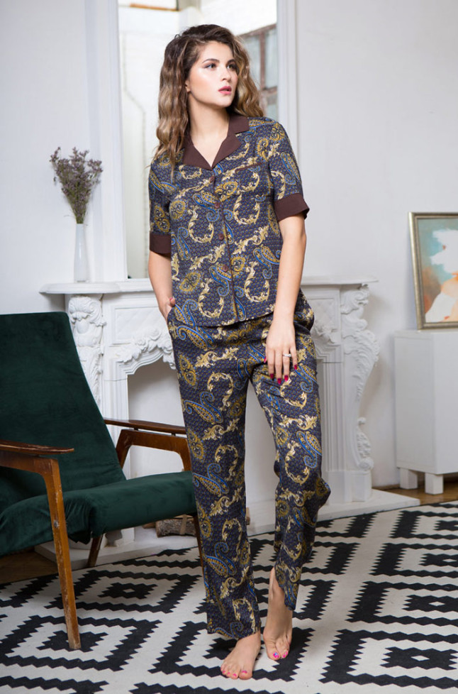 Женская пижама из вискозы Mia-Mia "Elania" 16425