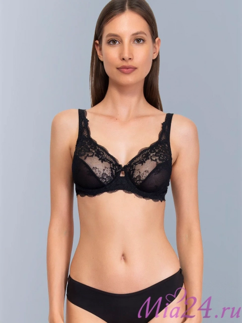 Бюстгальтер с мягкой чашкой "Wonder Lace" Sielei 2442 черный Бюстгальтер с мягкой чашкой "Wonder Lace" Sielei 2442 черный