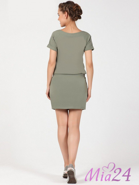 Платье домашнее трикотажное Barocco Nic Club оливковый Платье домашнее трикотажное Barocco Nic Club оливковый