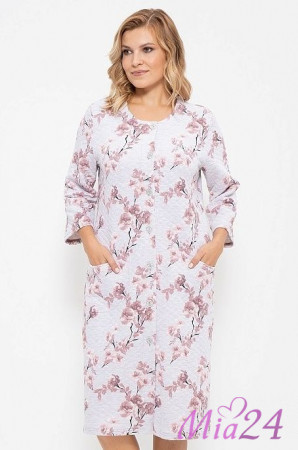 Халат женский "Cleo" 832-1 бежевый