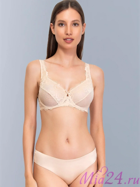Бюстгальтер с мягкой чашкой "Wonder Lace" Sielei 2442 пудра