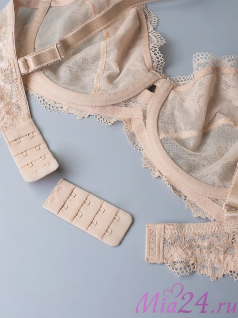 Бюстгальтер с мягкой чашкой "Wonder Lace" Sielei 2442 пудра