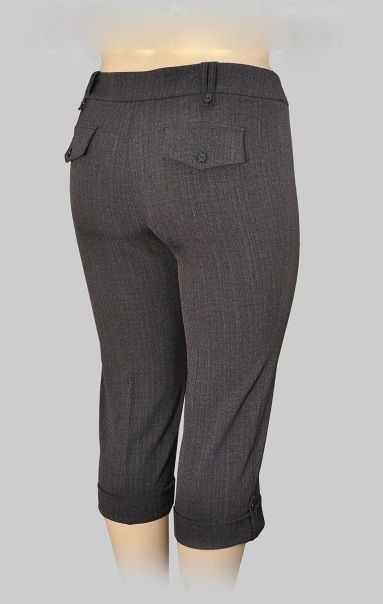 Капри женские "Евгения" из костюмной ткани