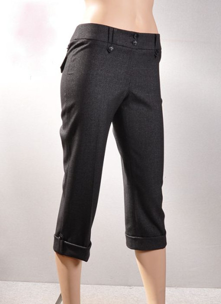 Капри женские "Евгения" из костюмной ткани