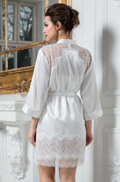 Халат с кружевом женский Mia-Amore "Princess" 8043