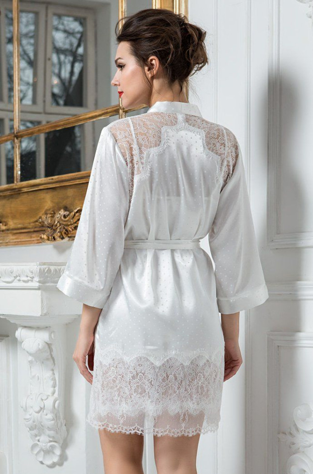 Халат с кружевом женский Mia-Amore "Princess" 8043