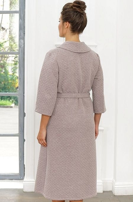 Халат домашний женский "Cleo" 843 коричневый