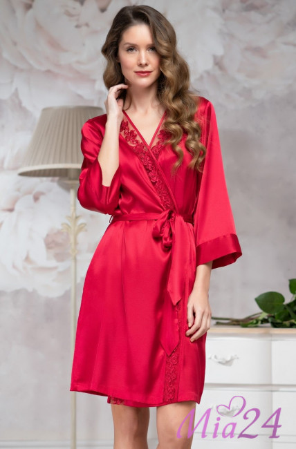 Халат женский Mia-Amore "Marisia" 8583 красный Халат женский Mia-Amore "Marisia" 8583 красный