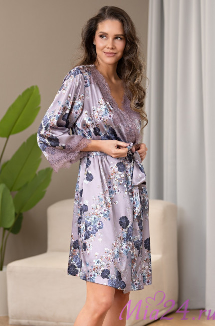 Халат женский шелковый Mia-Amore "Primrose" 4063 Халат женский шелковый Mia-Amore "Primrose" 4063