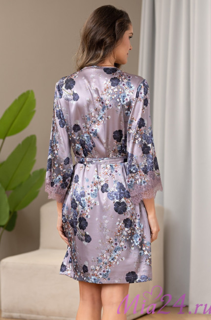 Халат женский шелковый Mia-Amore "Primrose" 4063 Халат женский шелковый Mia-Amore "Primrose" 4063