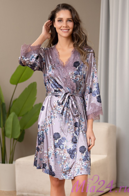 Халат женский шелковый Mia-Amore "Primrose" 4063 Халат женский шелковый Mia-Amore "Primrose" 4063