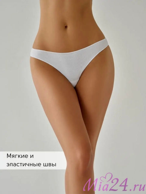 Трусики-стринг базовые Cotonella "Altra" 3489 белый (3 шт.) Трусики-стринг базовые Cotonella "Altra" 3489 белый (3 шт.)