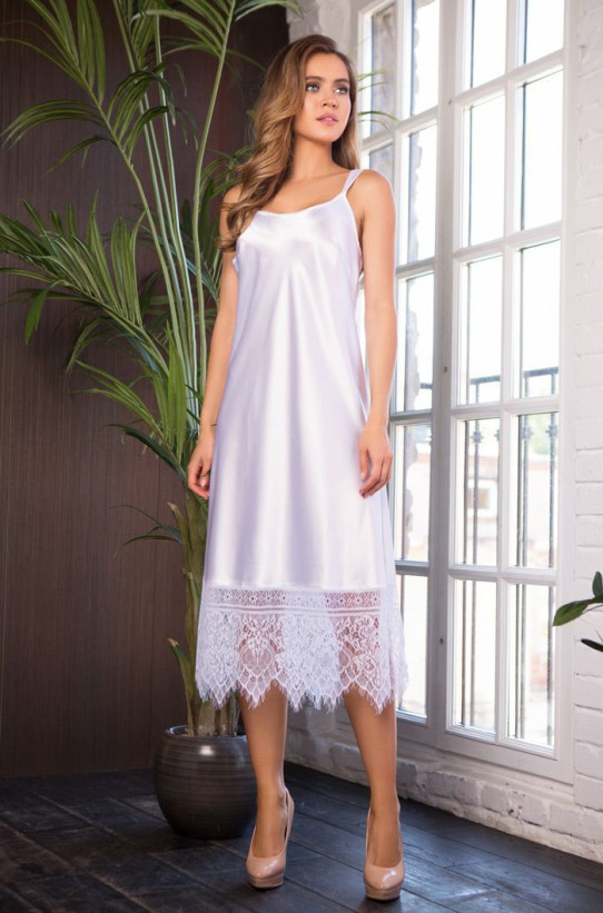 Сорочка женская длинная Mia-Mia "Evelin" 17534 белый