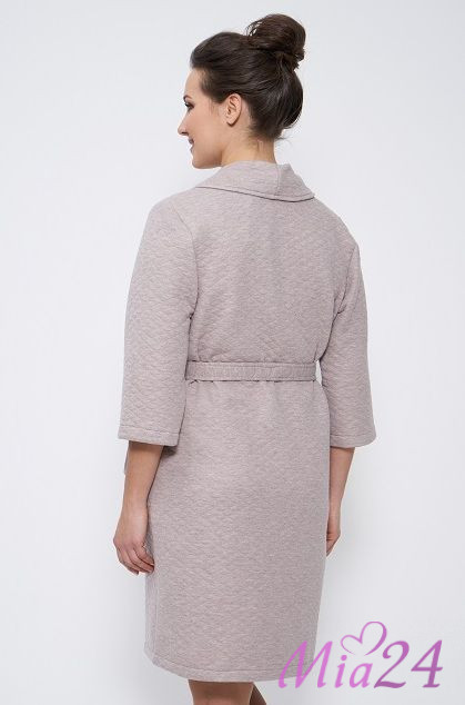 Халат домашний женский "Cleo" 844 коричневый