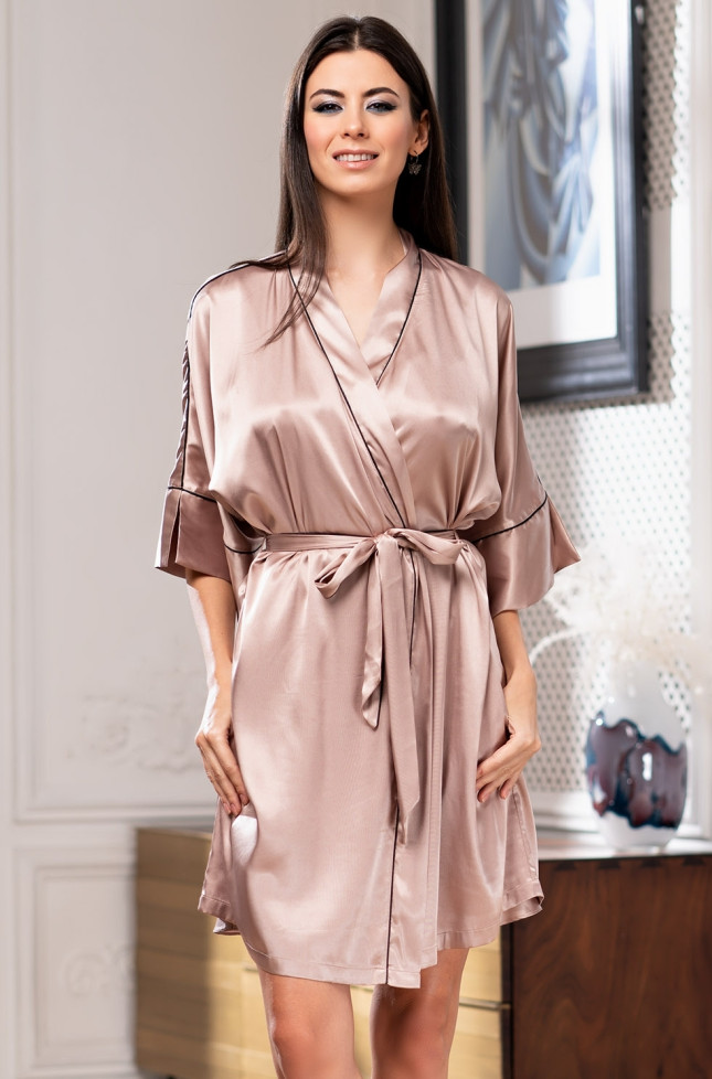 Халат шелковый Mia-Amore "Gabriella" 3663
