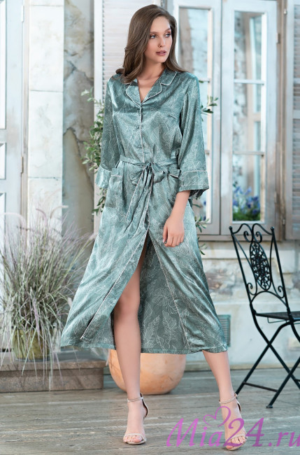 Халат женский длинный Mia-Amore "Florentina" 7119