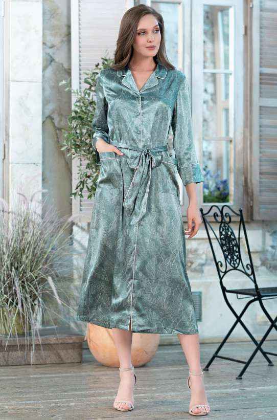 Халат женский длинный Mia-Amore "Florentina" 7119