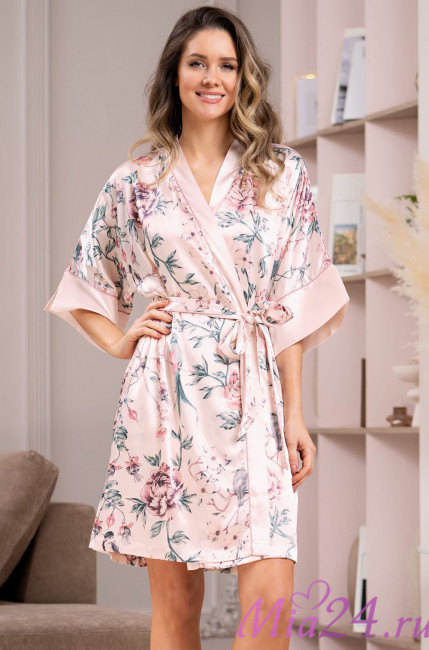 Халат короткий женский Mia-Amore "Adriana" 7139 Халат короткий женский Mia-Amore "Adriana" 7139