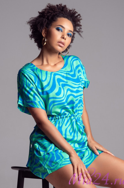 Комплект женский из вискозы с шелком Mia-Amore "Seville" 5062 бирюза Комплект женский из вискозы с шелком Mia-Amore "Seville" 5062 бирюза