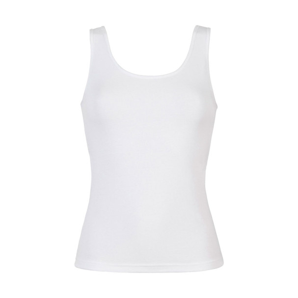 Майка женская из хлопка Cotonella "L'Altra" GD009 белый