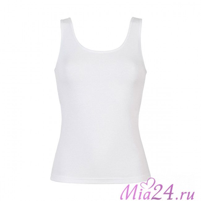 Майка женская из хлопка Cotonella "L'Altra" GD009 белый Майка женская из хлопка Cotonella "L'Altra" GD009 белый