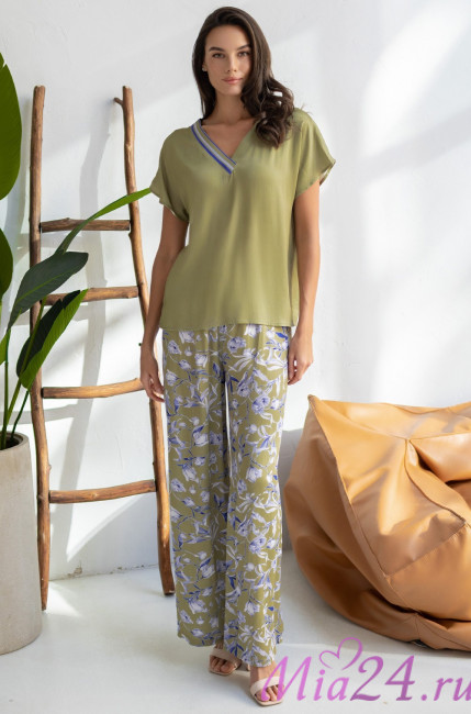 Комплект женский домашний с брюками Mia-Amore "Libertina" 1956