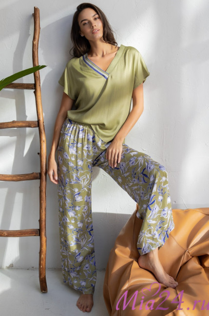 Комплект женский домашний с брюками Mia-Amore "Libertina" 1956