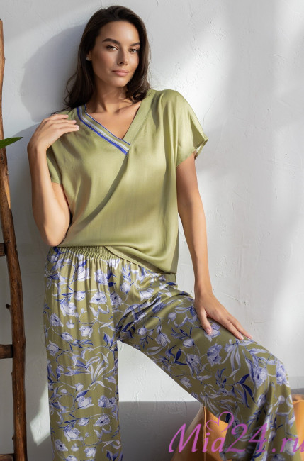 Комплект женский домашний с брюками Mia-Amore "Libertina" 1956