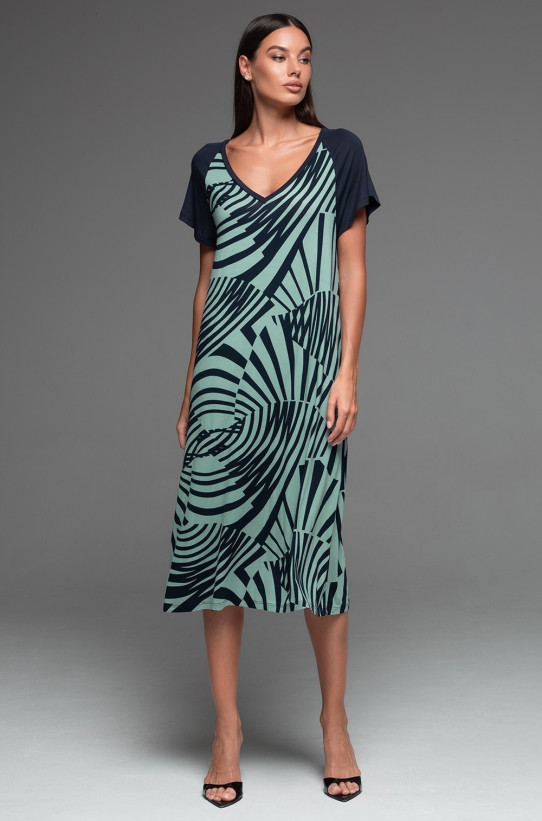 Длинное платье женское из вискозы Mia-Amore "Courtney" 5208