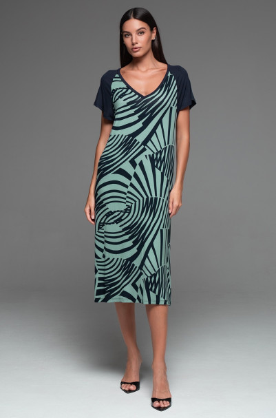 Длинное платье женское из вискозы Mia-Amore "Courtney" 5208