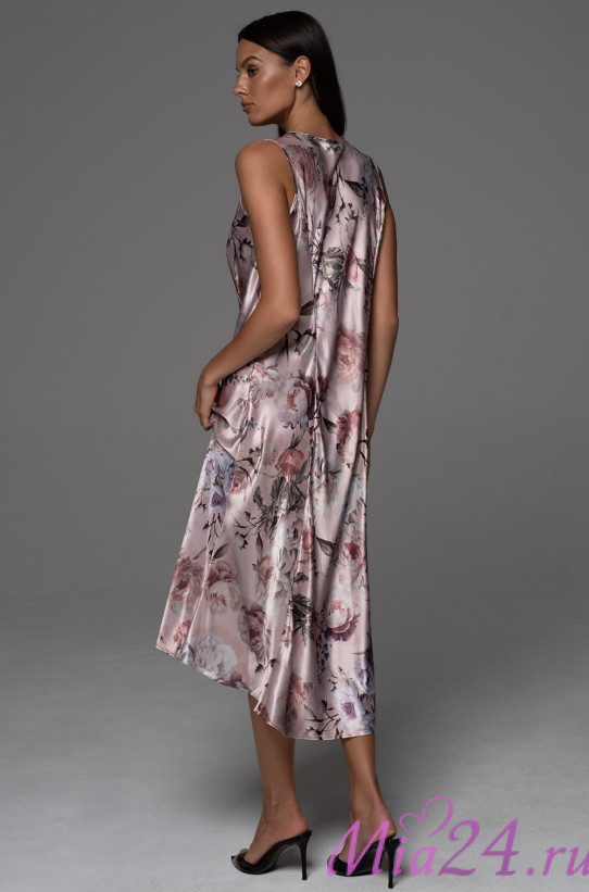 Сорочка длинная женская Philomena 4855 'Mia-Amore' - с V-вырезом 