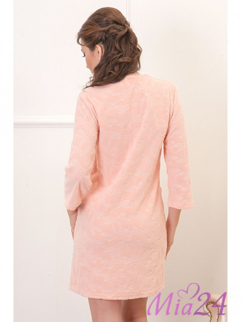 474 Халат женский "Cleo" персик 474 Халат женский "Cleo" персик