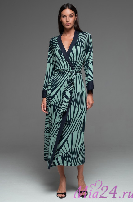 Халат женский длинный из трикотажной вискозы Mia-Amore "Courtney" 5209 Халат женский длинный из трикотажной вискозы Mia-Amore "Courtney" 5209