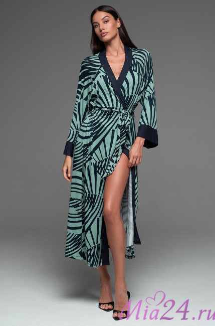 Халат женский длинный из трикотажной вискозы Mia-Amore "Courtney" 5209 Халат женский длинный из трикотажной вискозы Mia-Amore "Courtney" 5209