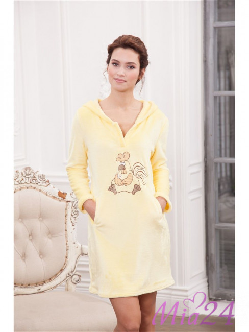 232 Платье домашнее "Cleo" желтый 232 Платье домашнее "Cleo" желтый