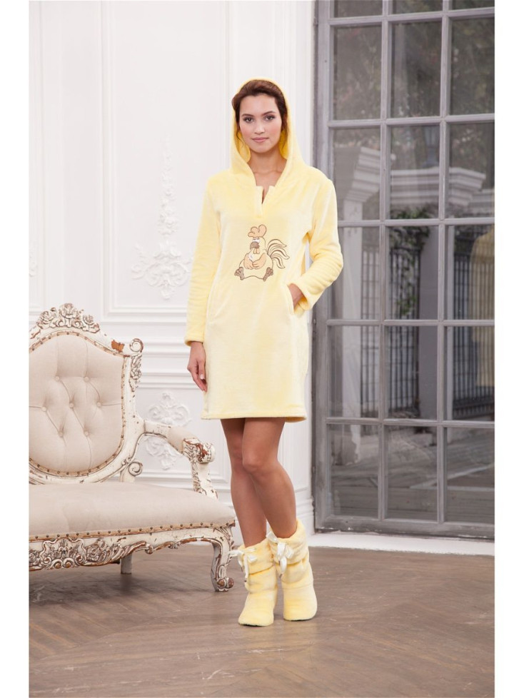 232 Платье домашнее "Cleo" желтый