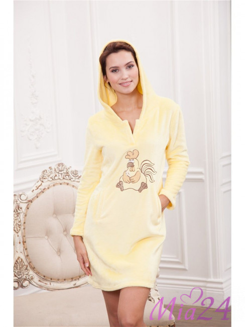 232 Платье домашнее "Cleo" желтый 232 Платье домашнее "Cleo" желтый