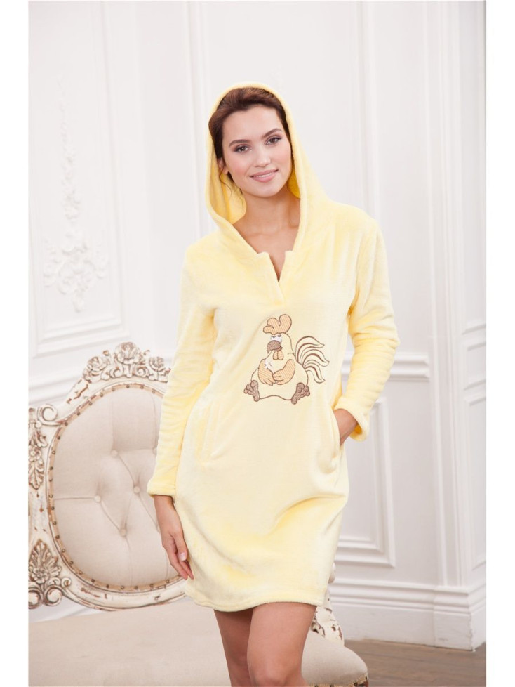 232 Платье домашнее "Cleo" желтый