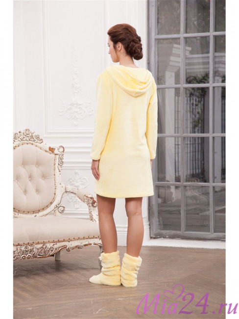 232 Платье домашнее "Cleo" желтый 232 Платье домашнее "Cleo" желтый