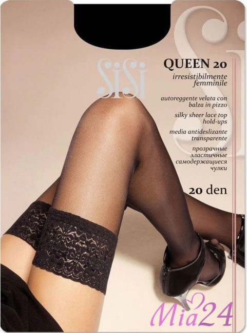 Чулки женские Queen 20den Sisi nero