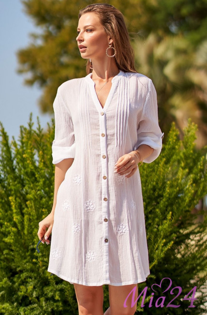 Пляжная рубашка из хлопка Mia-Amore "Argentina" 1356