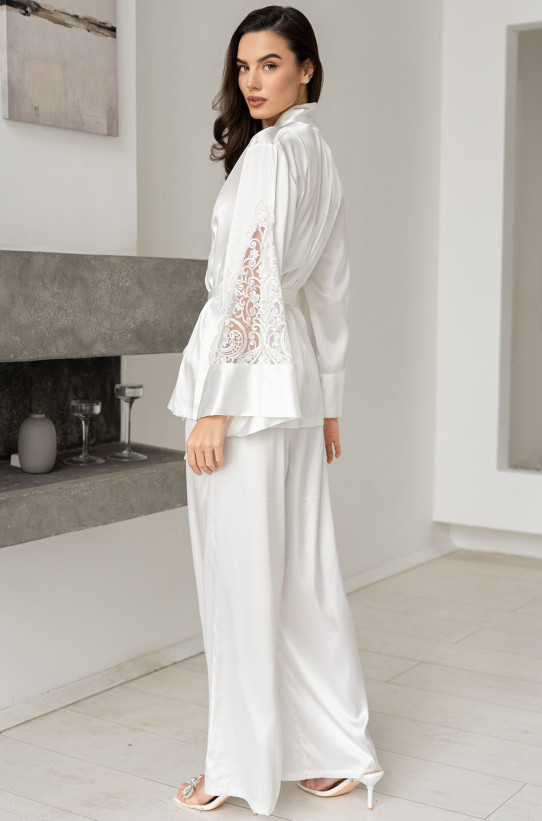 Комплект-тройка женский шелковый Mia-Amore "Marjory" 3966 белый 