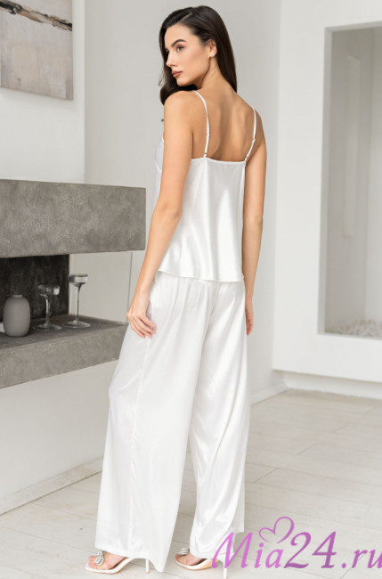 Комплект-тройка женский шелковый Mia-Amore "Marjory" 3966 белый 