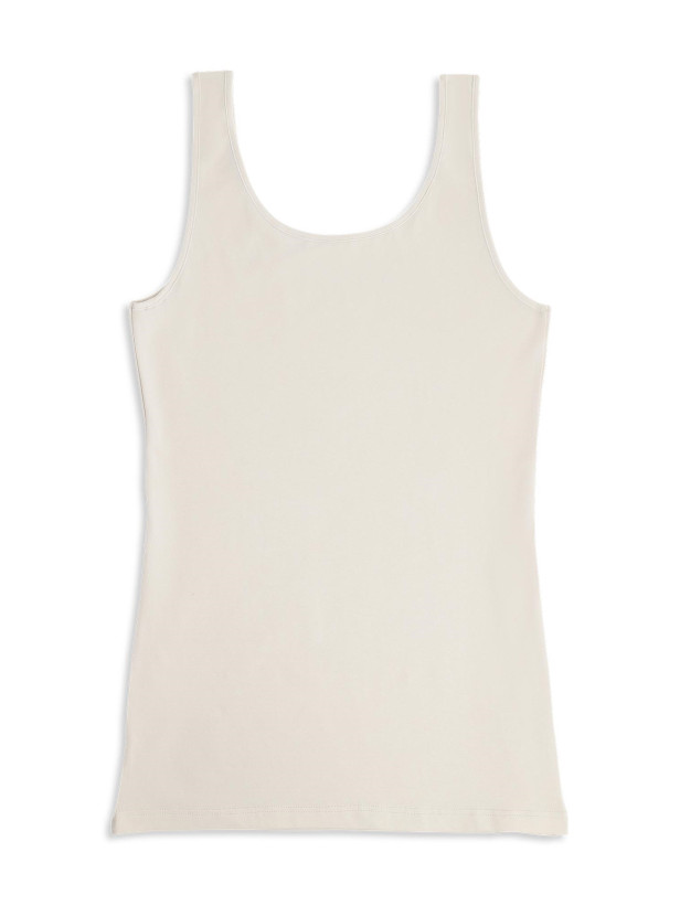 Майка женская из хлопка Cotonella "L'Altra" GD009 телесный (nudo)