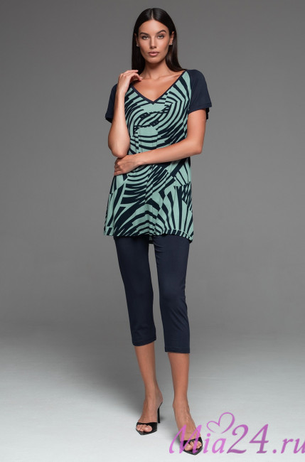 Комплект женский блуза+бриджи из вискозы Mia-Amore "Courtney" 5204