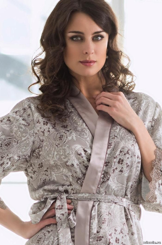 Халат женский средней длины Mia-Mella "Stella" 9297