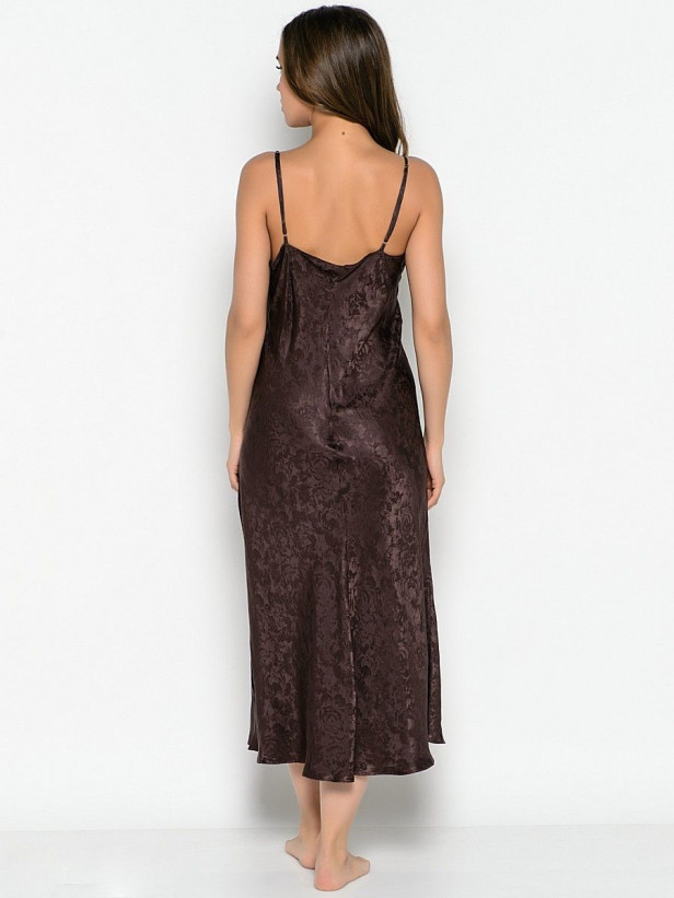 5708 Сорочка длинная "Amely" choco