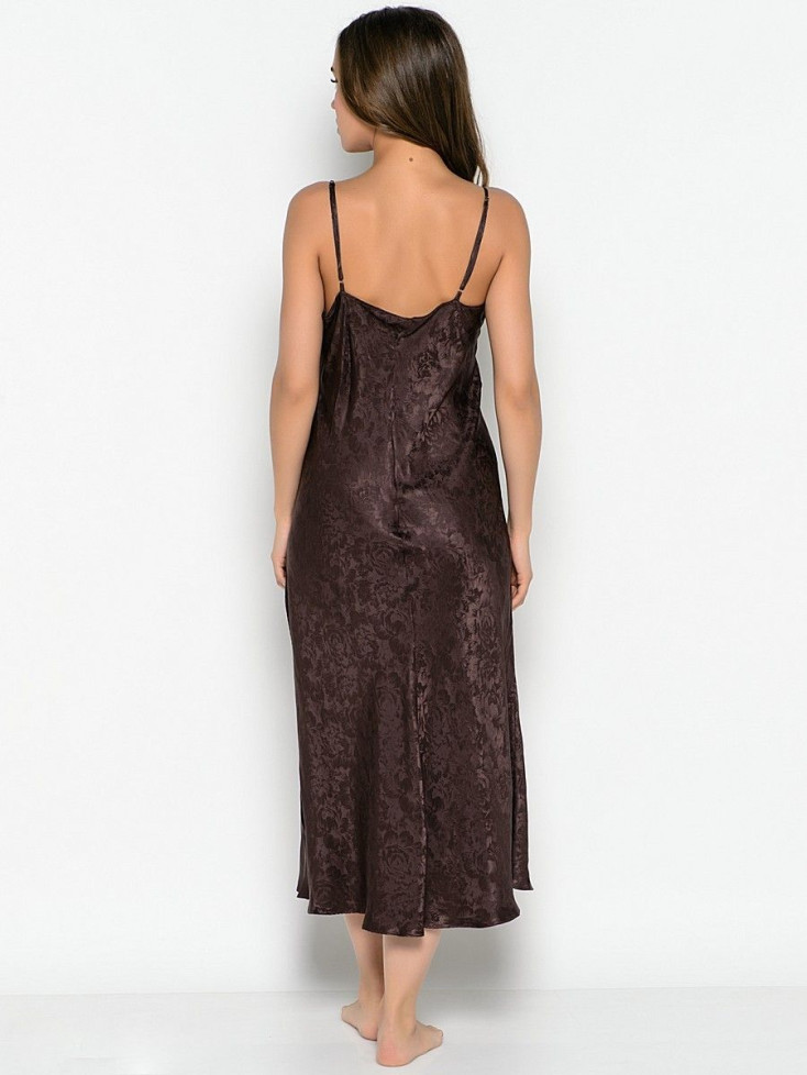 5708 Сорочка длинная "Amely" choco