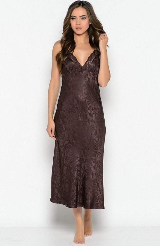 5708 Сорочка длинная "Amely" choco