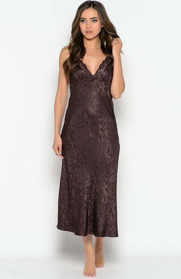 5708 Сорочка длинная "Amely" choco